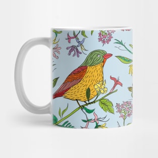 Hand Drawn Bird Spring Mug